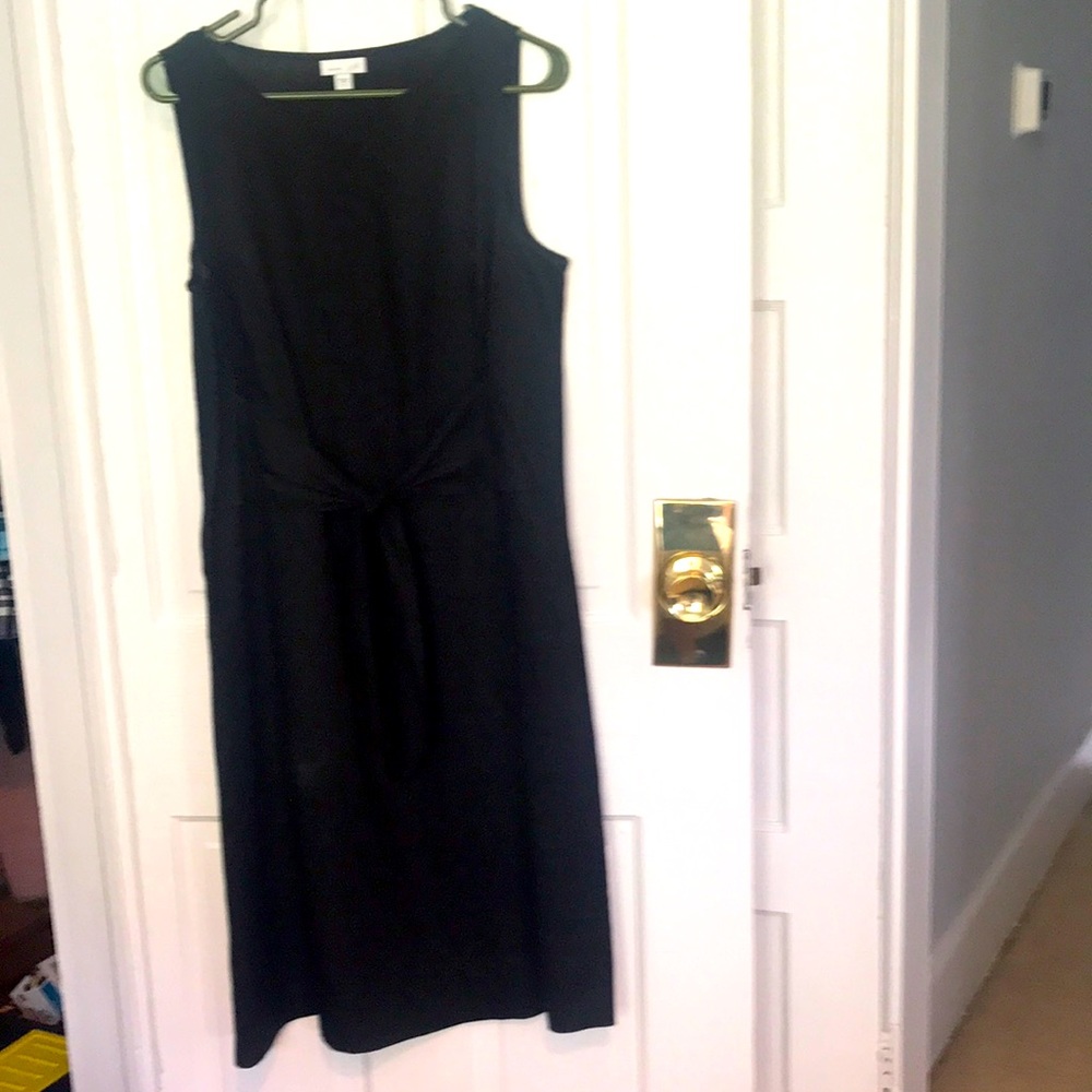 J Jill black sleeveless dress